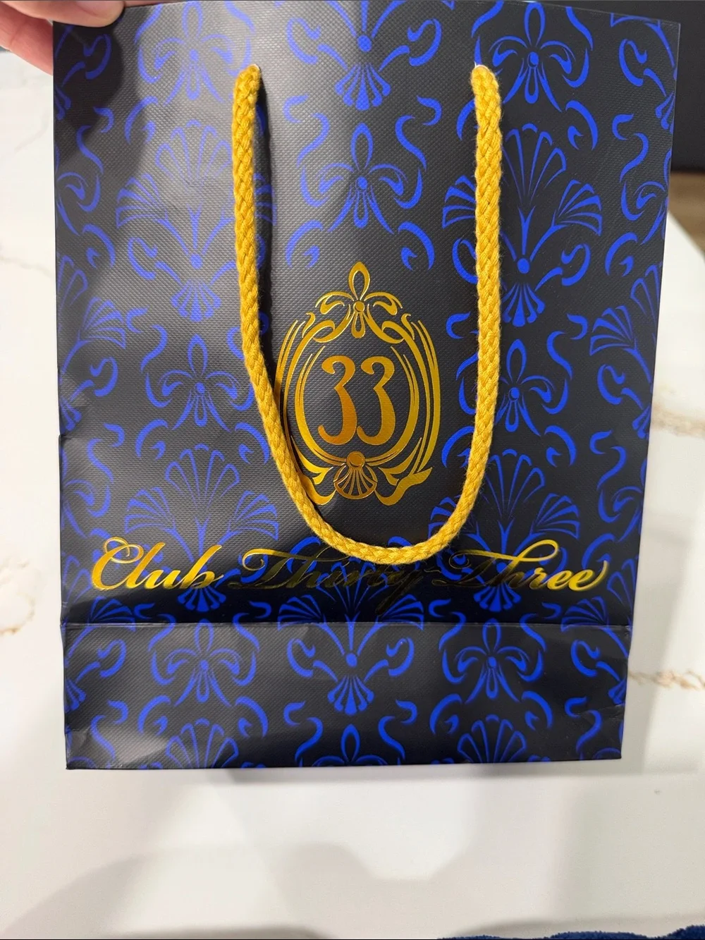 NWOT Disney Club 33 Candlelight 2014 Plush Blue Throw Blanket Rare